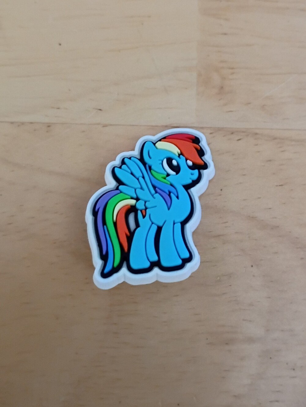 10 for $10 Jibbitz Croc Charm - My Little Pony Rainbow Bright w/ Wings 2 - New